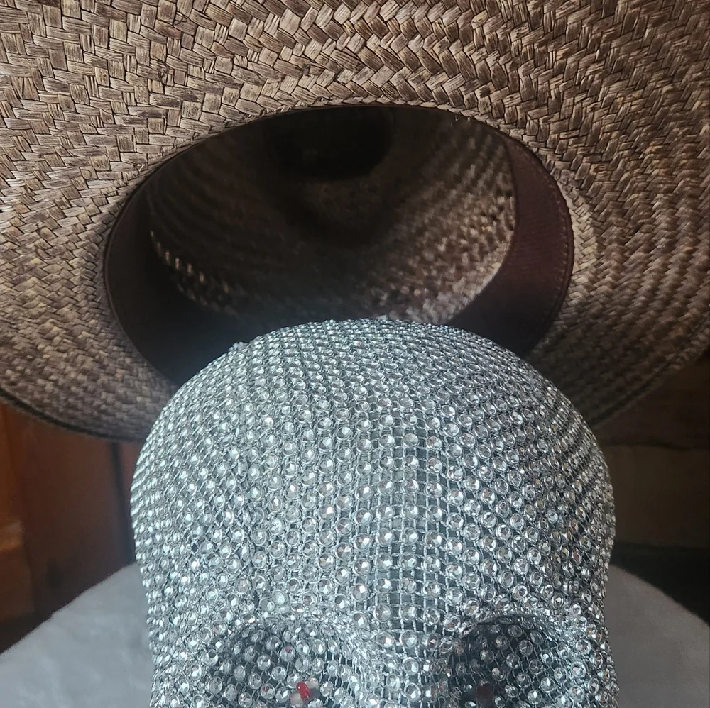 Stetson Stylish Brown Straw Hat - Size Large